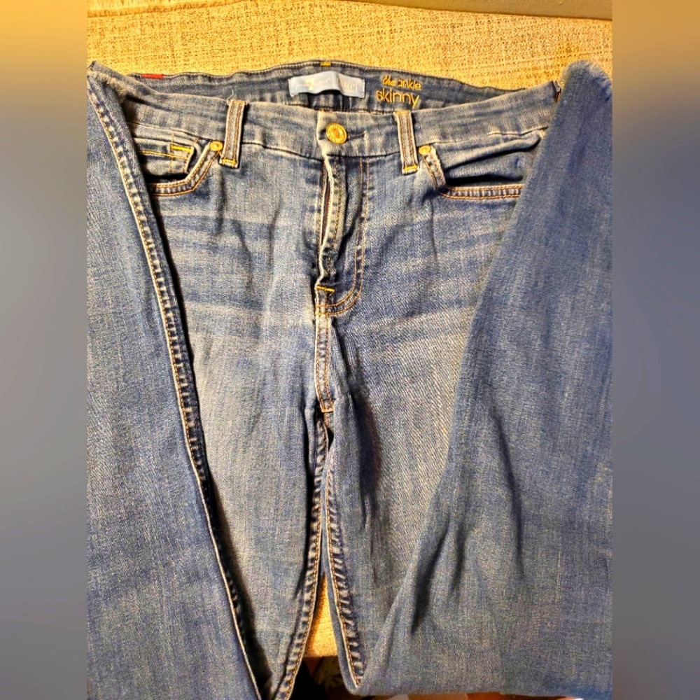 7 For All Mankind Skinny Ankle Jeans
